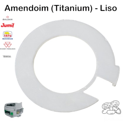 Anel Amendoim Liso Titanium J.Assy 1020073