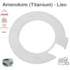 Anel Amendoim Liso Titanium J.Assy 1020073