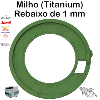 Anel Milho Rebaixo 1mm Titanium J.Assy 1020017