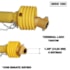 CARDAN QUADRADO SERIE 1000 COMPLETO 120CM AEMCO CC1001/3PS