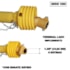 CARDAN QUADRADO SERIE 1000 COMPLETO 120CM AEMCO CC1001/3PS