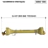 CARDAN QUADRADO SERIE 1000 COMPLETO 80CM CC1000/1P 60200501783 - 0501042390 - 2902137