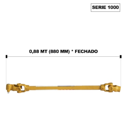 CARDAN QUADRADO SERIE 1000 S/ PROTEÇÃO 88CM AEMCO CC1000/9