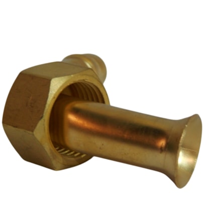 Conector Curvo 1/2 Com Bico 12,7 90 R P/Porca INOX - SIMILAR JACTO - 317529