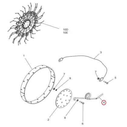 Dedo Flexível Direito/Esquerdo Desenleirador Similar DMB