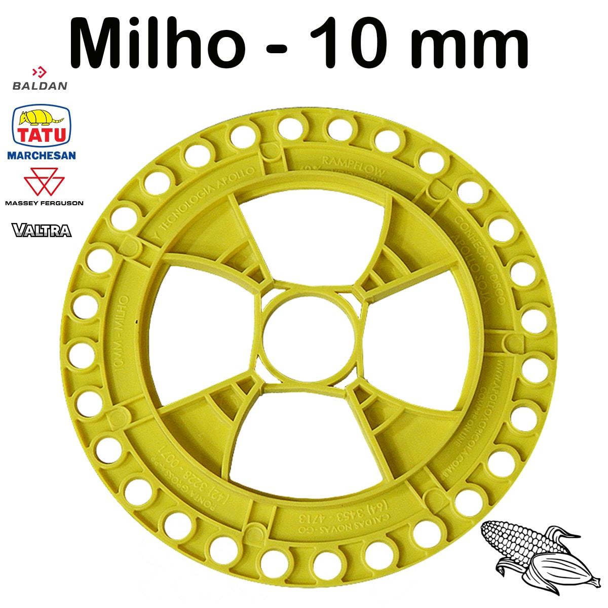 Disco Soja 64F 9mm Universal Rampflow J.Assy 1010169 - Loja Novo Campo