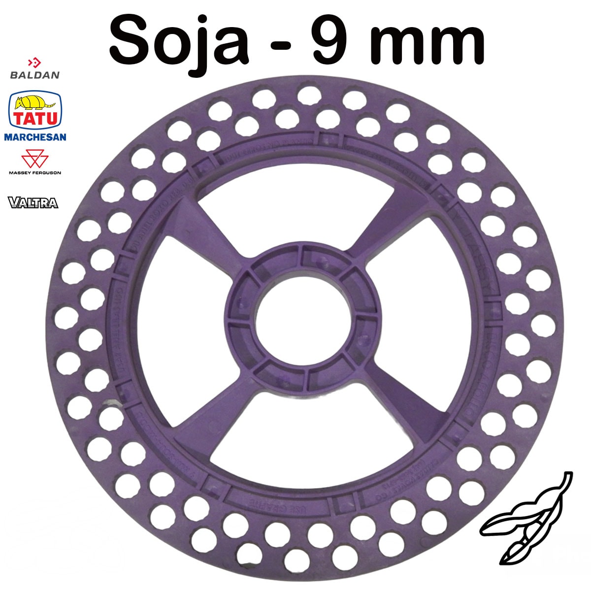 Disco Soja 56F 8mm Titanium Rampflow J.Assy 1010176 - Loja Novo Campo