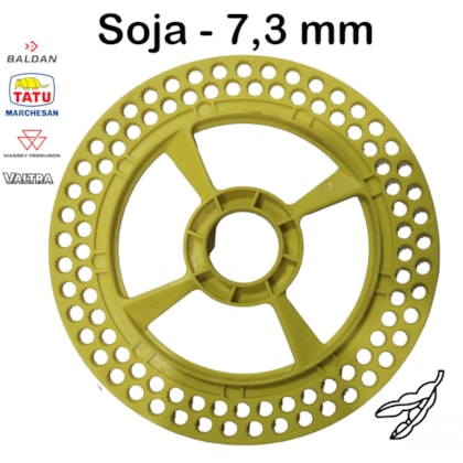 Disco Soja 90F 7,3mm Universal Rampflow J.Assy 1010069