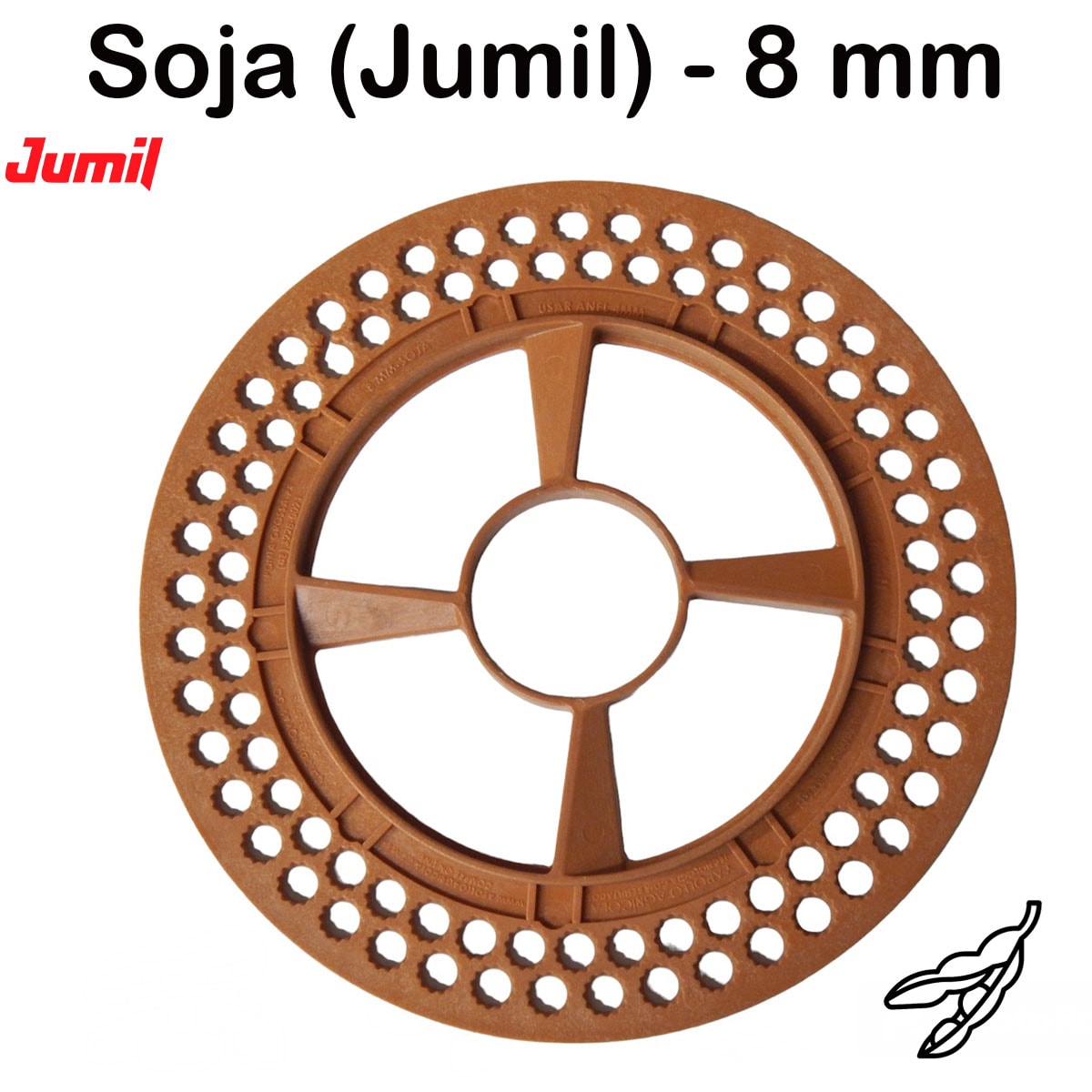 Disco Soja 90F 8mm Jumil Rampflow J.Assy 1010067 - Loja Novo Campo