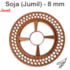 Disco Soja 90F 8mm Jumil Rampflow J.Assy 1010067