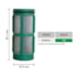 ELEMENTO FILTRO INOX 37,5 X 87,1MM MALHA 100 VERDE C/ 1 ANEL MAGNOJET M501/2