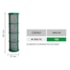ELEMENTO FILTRO INOX  57 X 201MM MALHA 100 VERDE S/ ANEIS MAGNOJET M502/10