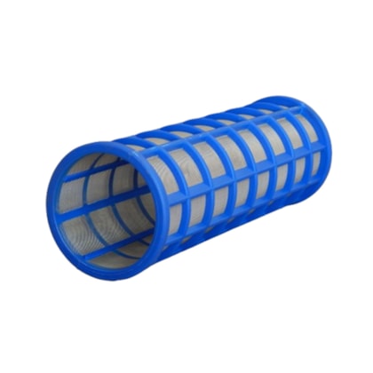 ELEMENTO FILTRO OCTUPLO INOX 82 X 246MM MALHA 50 AZUL S/ ANEIS MAGNOJET M695/1A