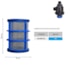 ELEMENTO FILTRO SUCCAO INOX 78 X 108MM MALHA 50 AZUL MAGNOJET M690/1A