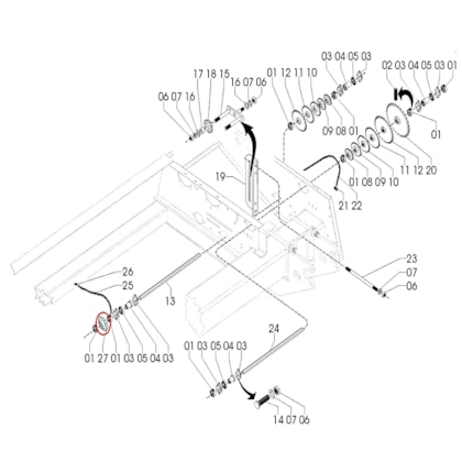 Engrenagem Z 18 Eixo Câmbio Semeadeira PAR Semeato 28060072