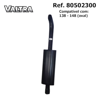 ESCAPAMENTO SILENCIOSO LONGO OVAL 138/148 VALTRA/VALMET 80502300 TRATORRES TR21007