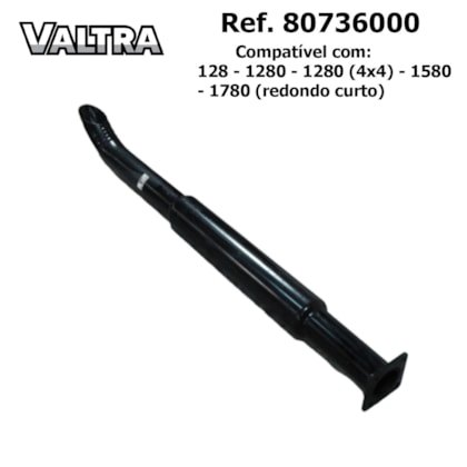ESCAPAMENTO SILENCIOSO RED CURTO TRATOR 128/1280/1580/1780 VALTRA/VALMET 80736000 TRATORRES TR21016