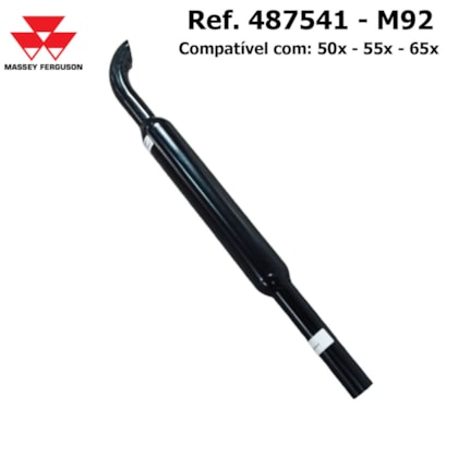 ESCAPAMENTO SILENCIOSO TRATOR 50X/55X/65X MASSEY FERGUSON 487541 TRATORRES TR20001