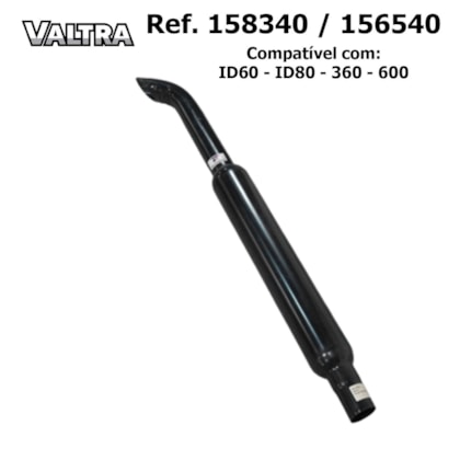 ESCAPAMENTO SILENCIOSO TRATOR ID60/ID80/360/600 VALTRA/VALMET 158340/156540 TRATORRES TR21001