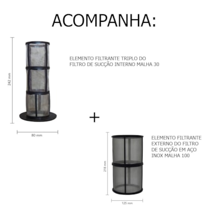 FILTRO FVS200 COMPLETO 941344 SIMILAR JACTO