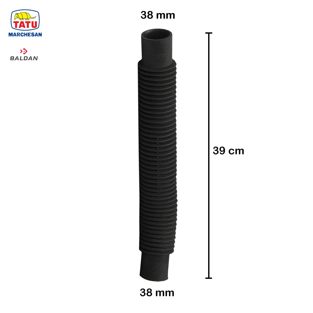 Mangote Borracha Plantadeira Agrícola 42 X 42 X 310mm Jumil/Sfil
