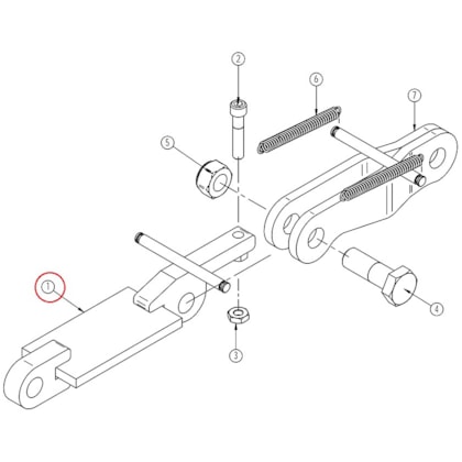 Parte Inferior Shock Control Arado MR/MRD-HD Ikeda 0908194