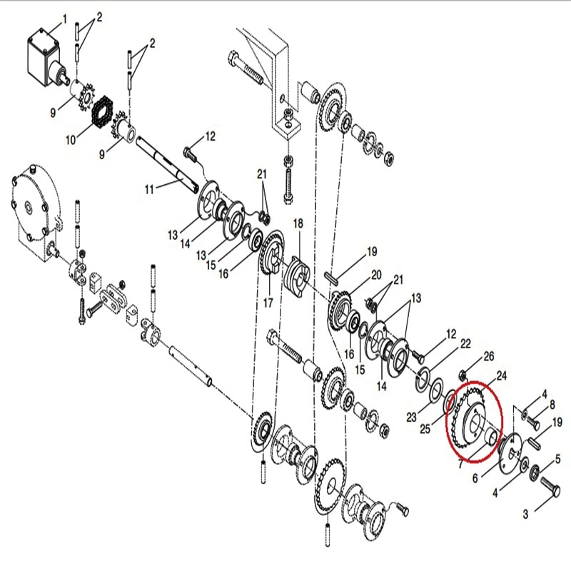 Roda Dentada Z30 Vagão Nogueira 6460329 | Novo Campo