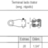 Terminal 1.3/4 - 20Z Engate Rápido Série 008 Aemco 008004