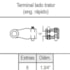 Terminal 1.3/4" - 6Z Engate Rápido Serie 5000 Aemco CC88