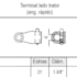 Terminal 1.3/8" - 21Z Engate Rapido Serie W4000 Aemco CW420E