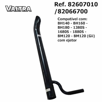 TUBO ESCAPAMENTO C/ COLETOR TRATOR BM120/BH140/160/180/1380S/1680 VALTRA/VALMET 82607010/82066700 TRATORRES TR21035