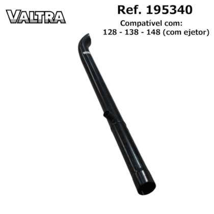 TUBO SAIDA ESCAPE C/ EJETOR TRATOR 128/138/148 VALTRA/VALMET 195340 TRATORRES TR21005
