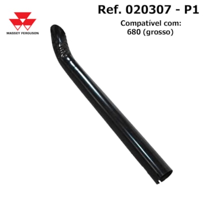 TUBO SAIDA GROSSO TRATOR 680 MASSEY FERGUSON 020307 TRATORRES TR20018